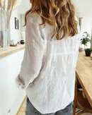 Camisa de Linho Feminina Helena